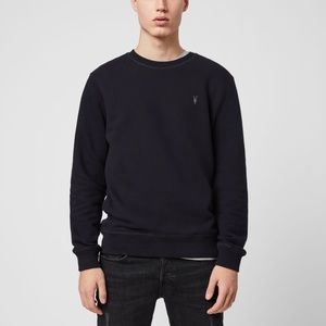 All Saints Aven Crew Sweatshirt Black Small